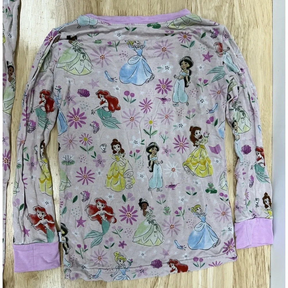 Little Sleepies OG Disney Princess Pajama Set Pink Bamboo 2T Pants Long Sleeve